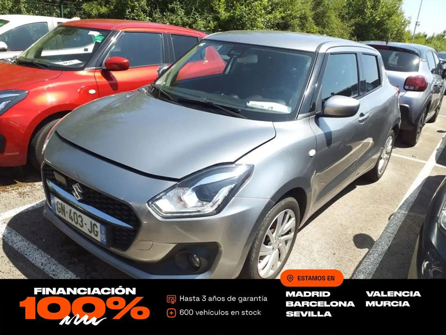Suzuki Swift 1.2 GLE Mild Hybrid Gris - 1
