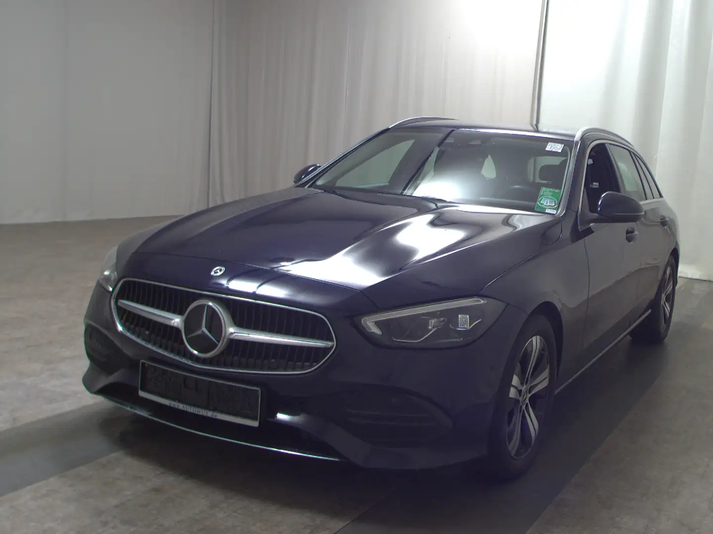 Mercedes-Benz C 220 T d Avantgarde AHK Navi LED Leder ACC vc Blau - 2