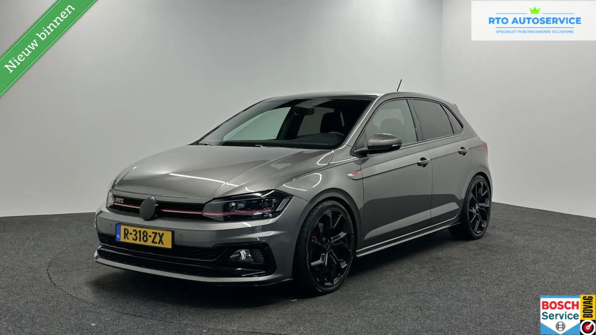 Volkswagen Polo GTI 2.0 TSI |Milltek|Verlaagd|Carplay| Grau - 1
