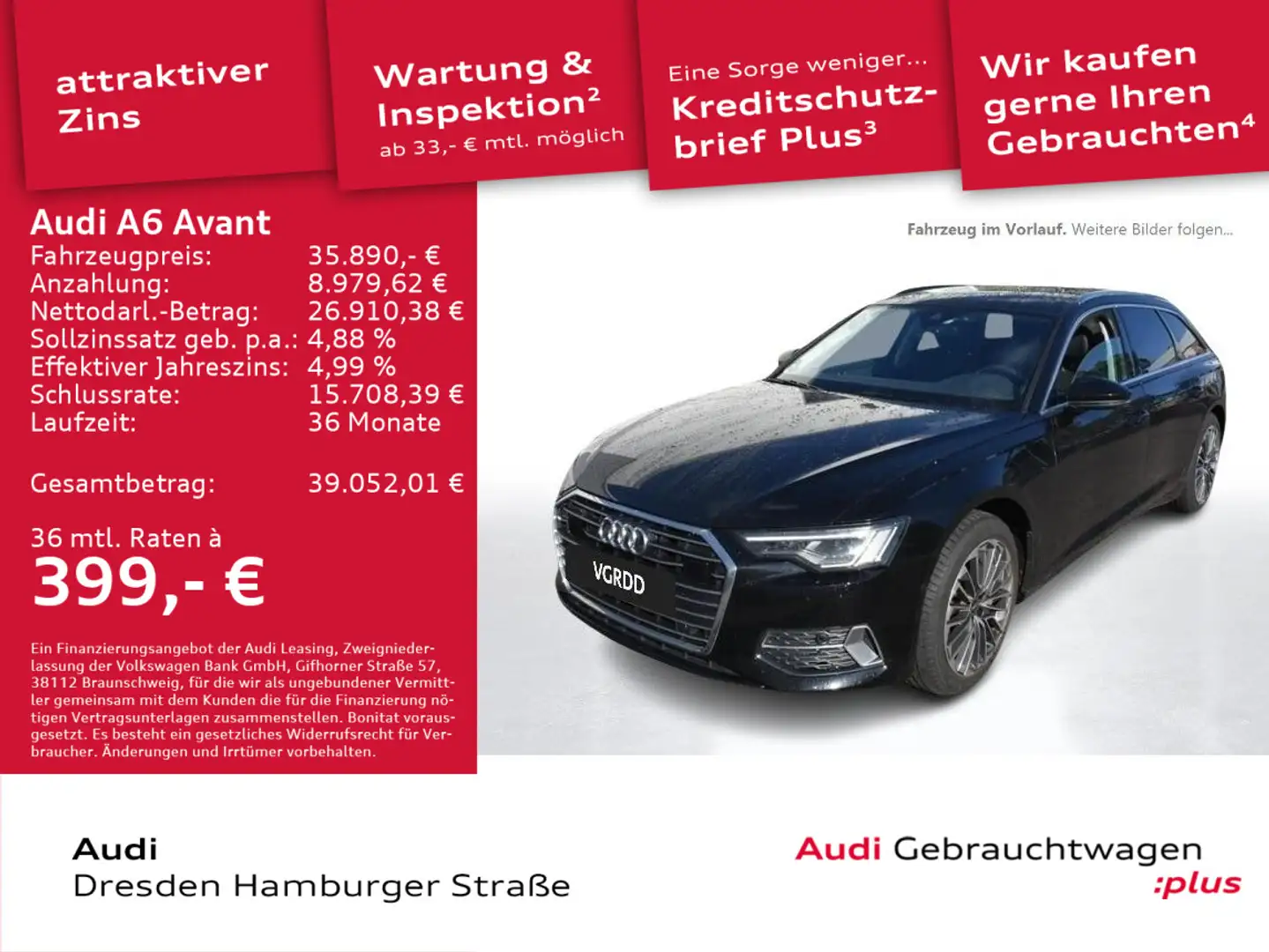 Audi A6 50TFSI e Sport quattro Matrix Pano AHZV Noir - 1