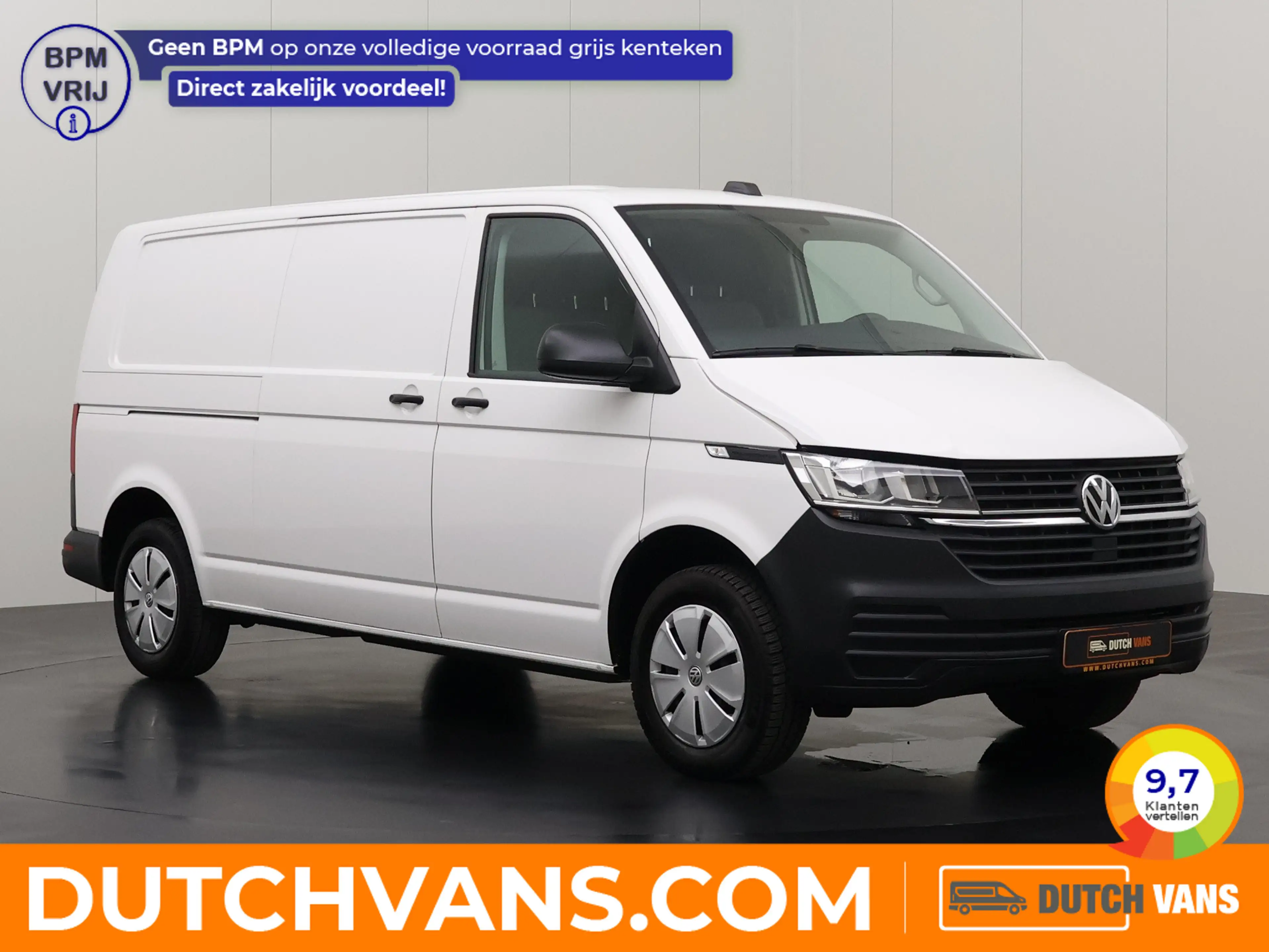 Volkswagen Transporter 2.0TDI Lang | Airco | 3-Zits | Betimmering | Trekh