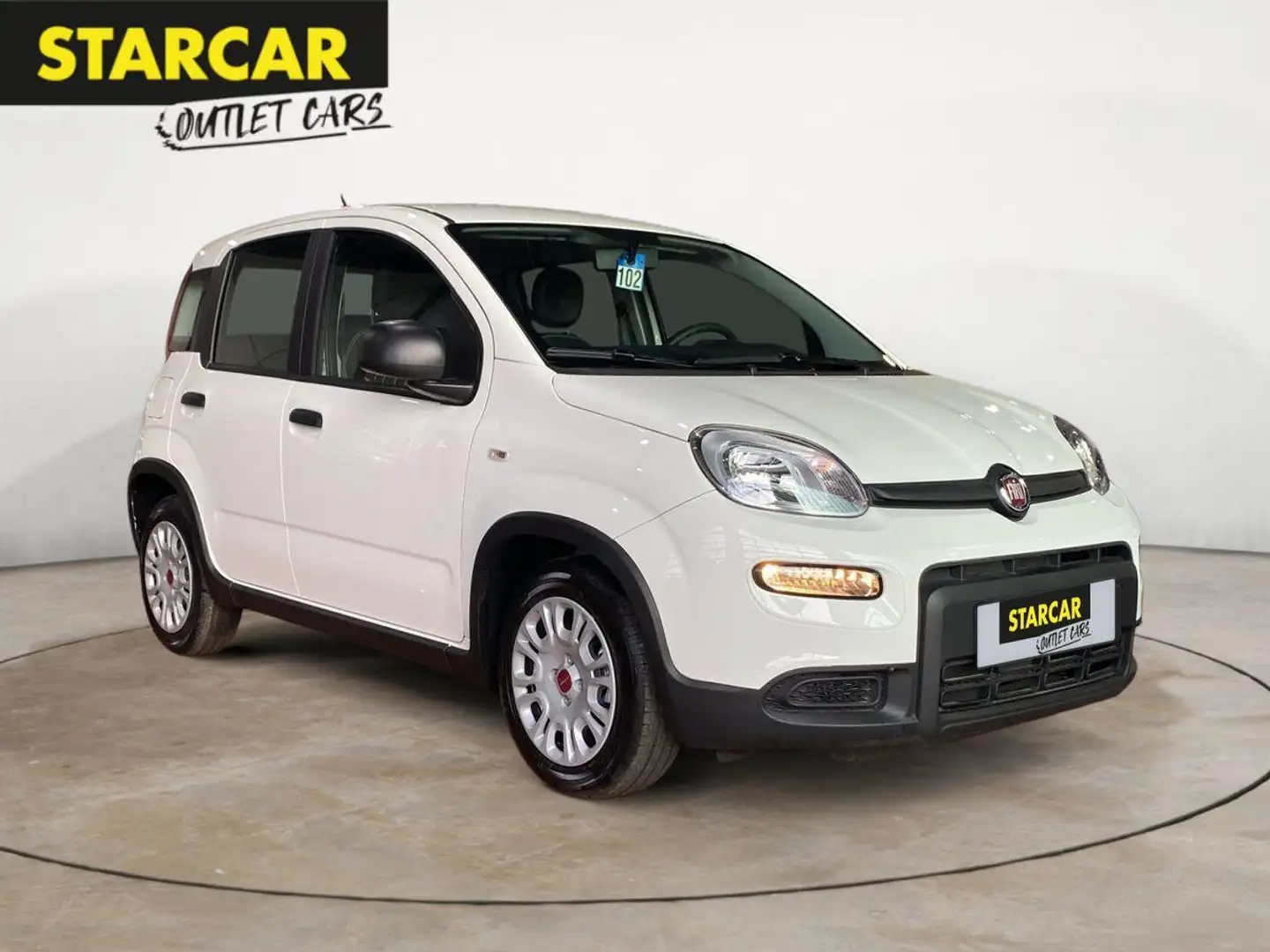 Fiat Panda 1.0 MILD-HYBRID+TAGESZULASSUNG+KLIMA+EFH+ Blanc - 1
