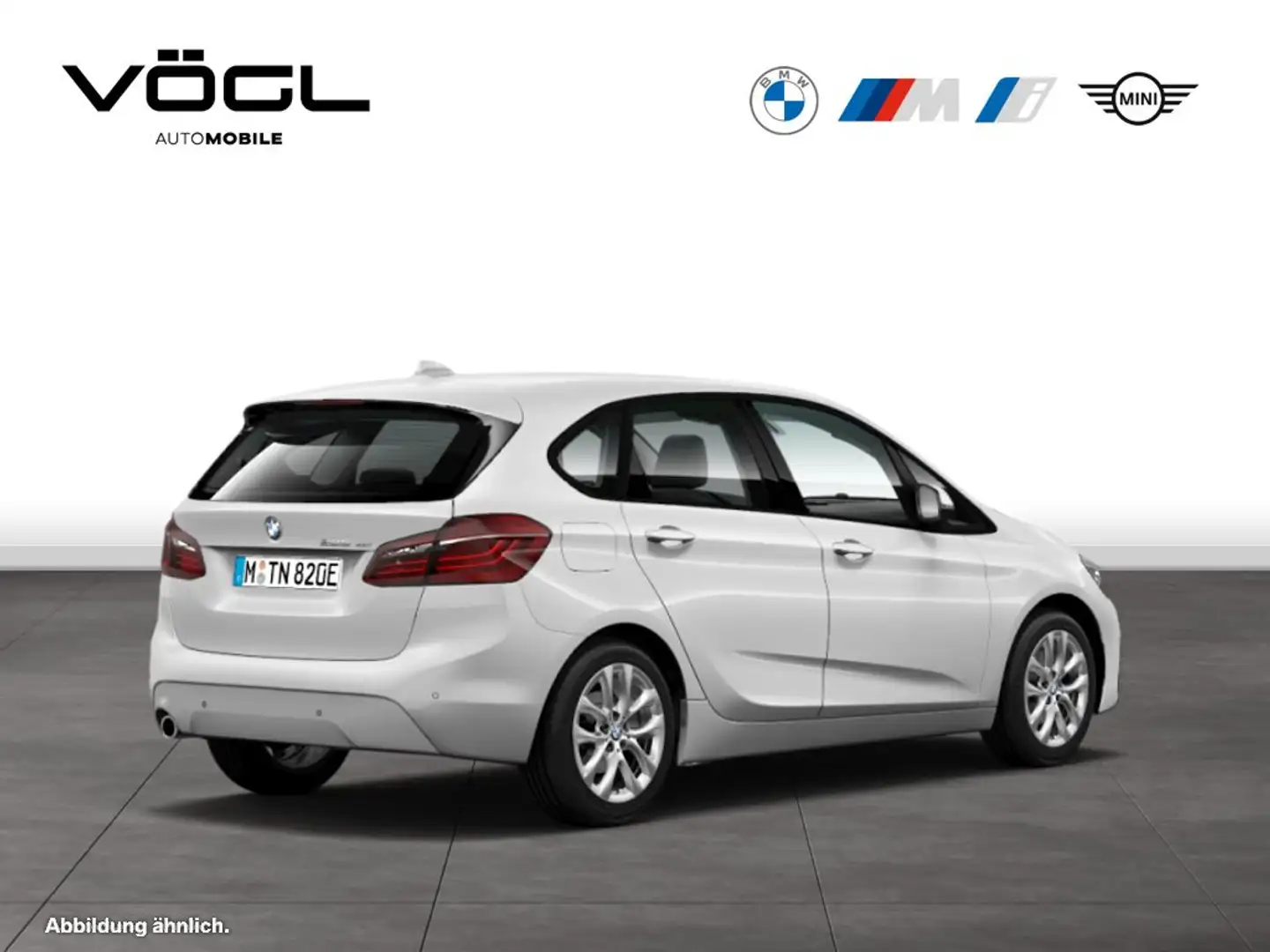 BMW 225 xe Active Tourer Advantage Navi LED PDC Weiß - 2