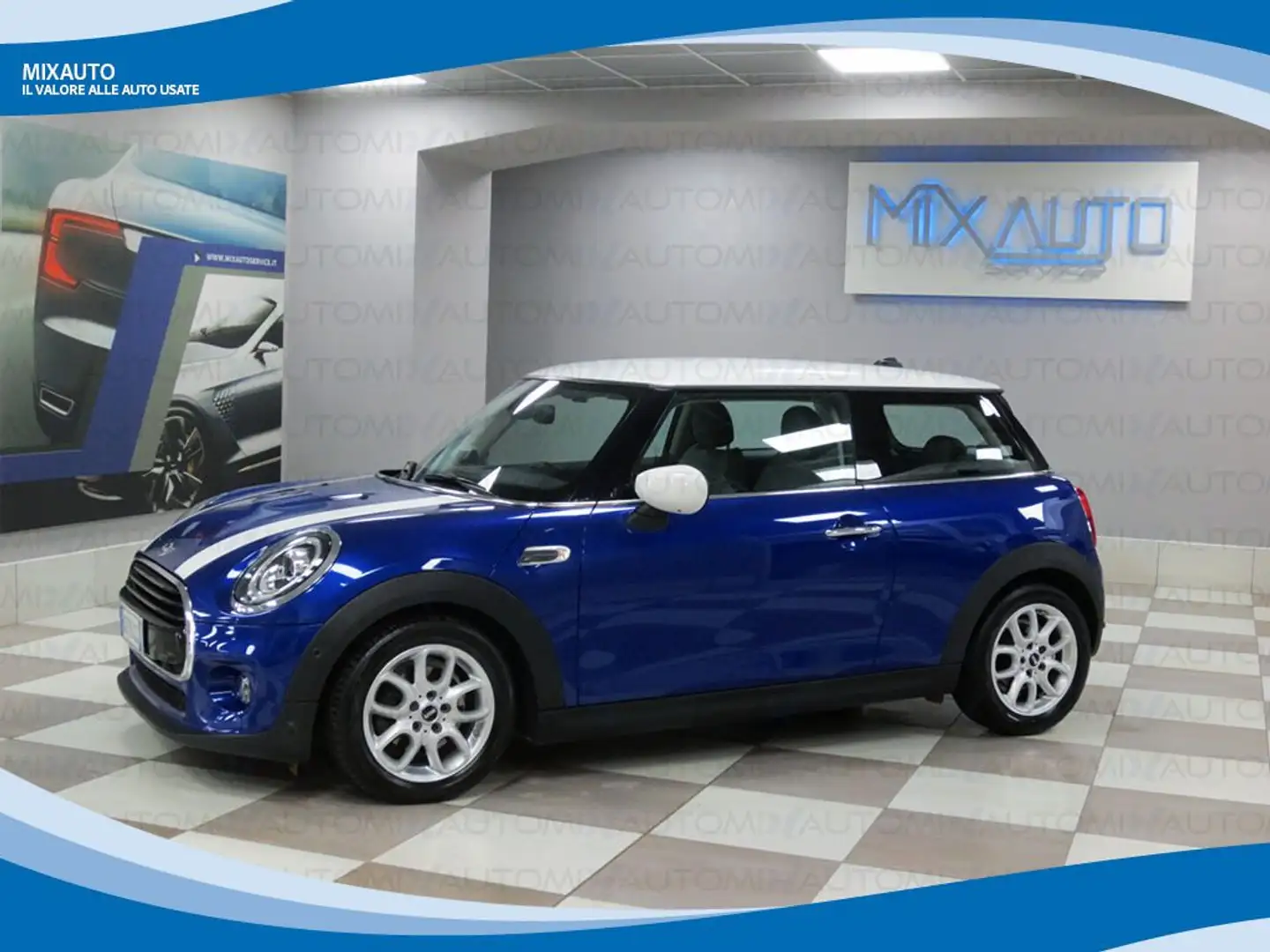MINI Cooper 1.5 136cv 3 Porte Hype EU6 Blu/Azzurro - 1