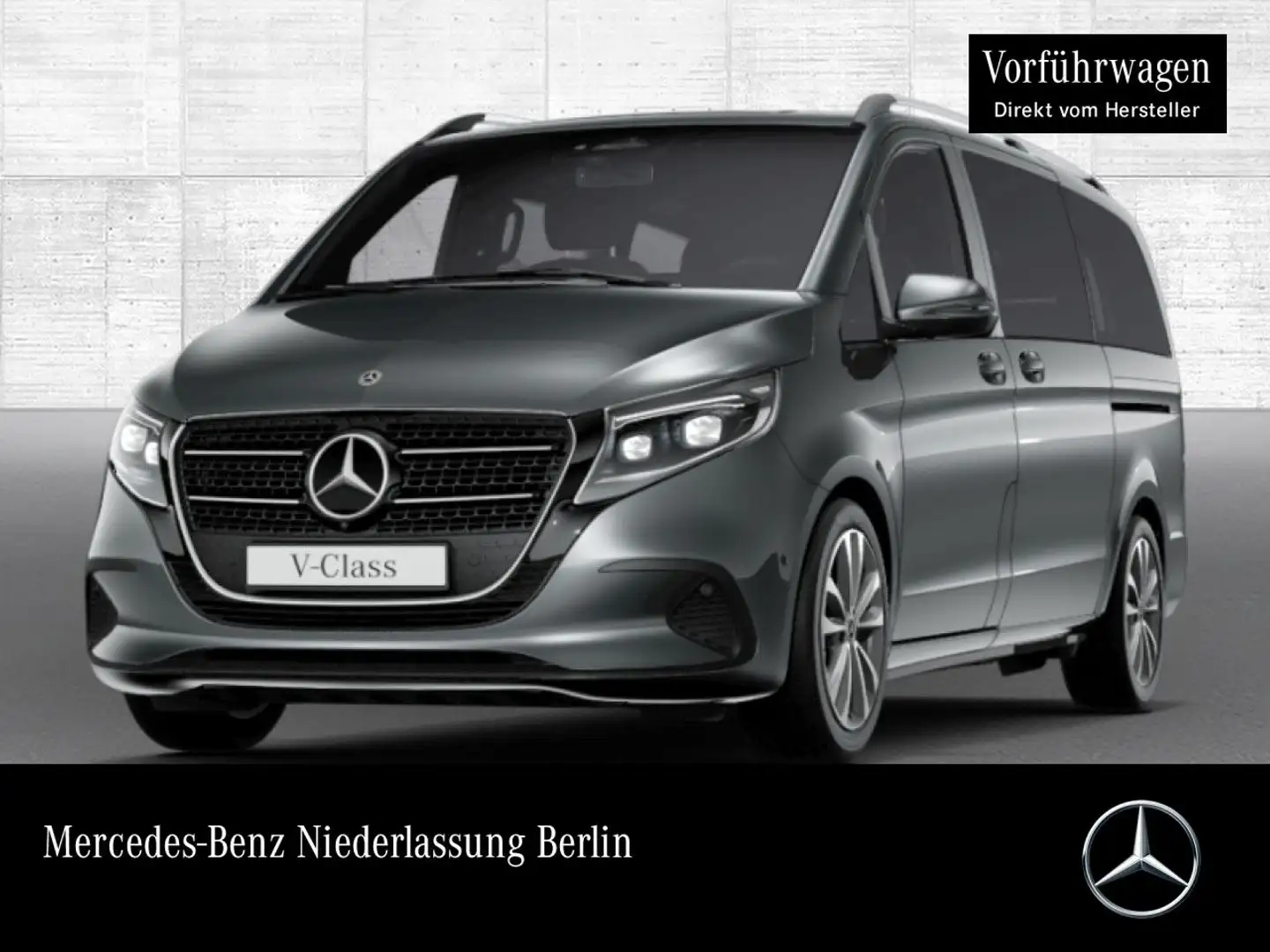 Mercedes-Benz V 300 d 4M STYLE+Allrad+9G+StandHZ+Klimaautom.+DIS Grau - 1
