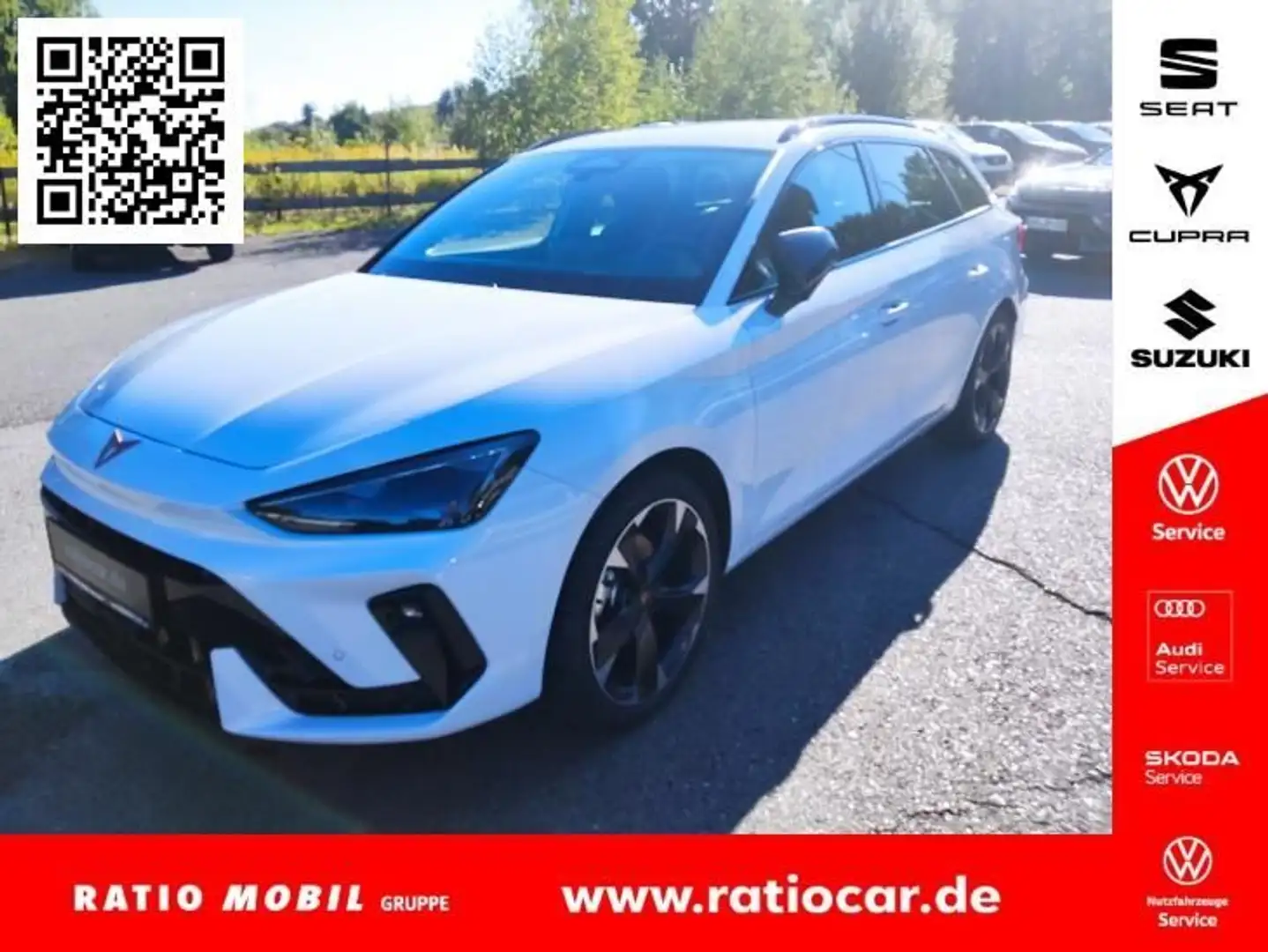 CUPRA Leon LEON SPORTSTOURER 1.5 TSI NAVI AHZV-VORBER. SHZ Blanco - 1