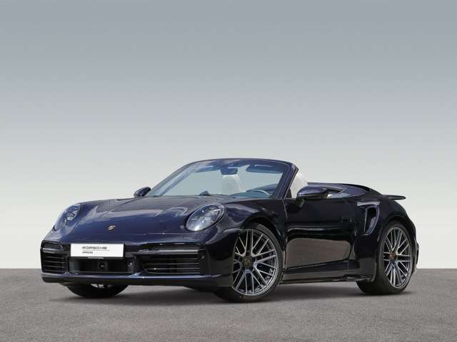 Imagine Porsche 992 911 Turbo S Cabrio Leder-crema Burmester