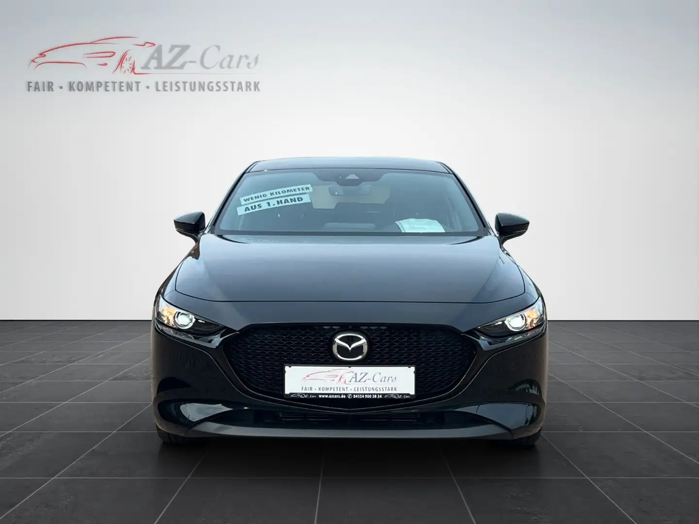 Mazda 3 SKYACTIV-G 2.0 M-Hybrid Selection*NAVI*HUD*LED Zwart - 2