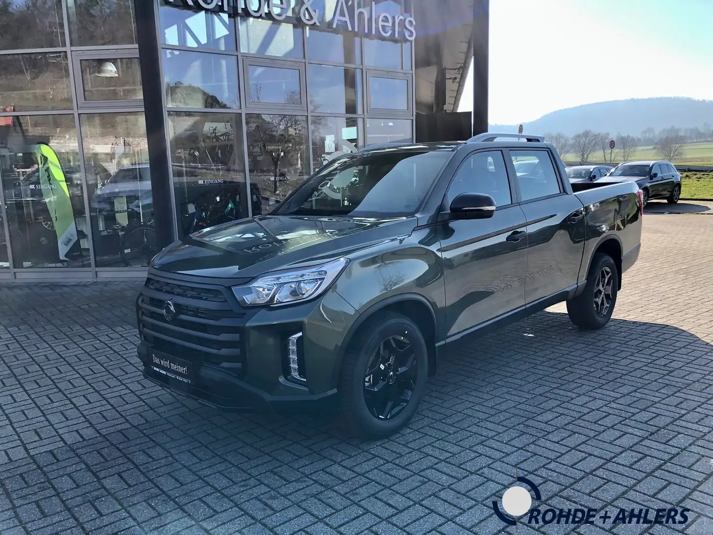 SsangYong Musso Musso Grand Blackline 2,2 4WD 18 ZOLL ALU+SD+ SHD Green - 2