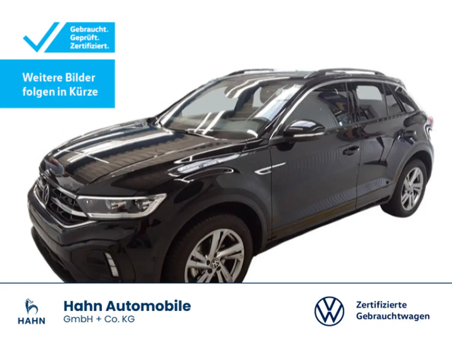Volkswagen T-Roc 1.5TSI R-Line LED Navi AHK Virtual ACC APP Schwarz - 1