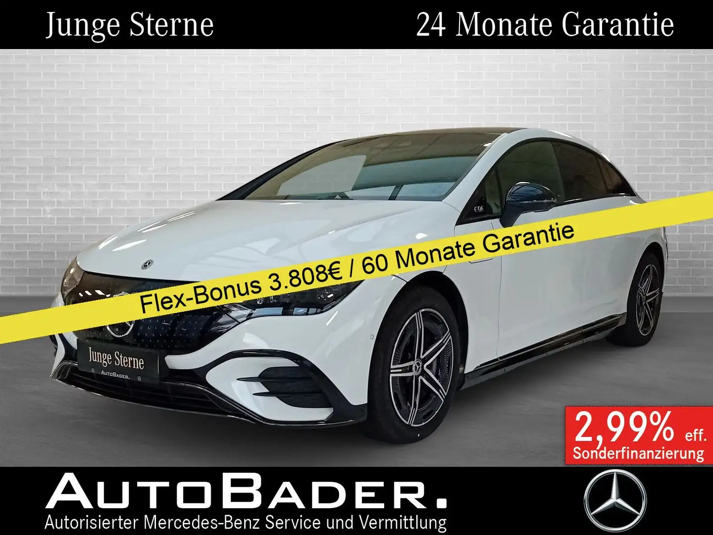 Mercedes-Benz EQE 500 EQE 500 4M AMG HYPER AIRMATIC PSD DigiLi DISTRO Weiß - 1