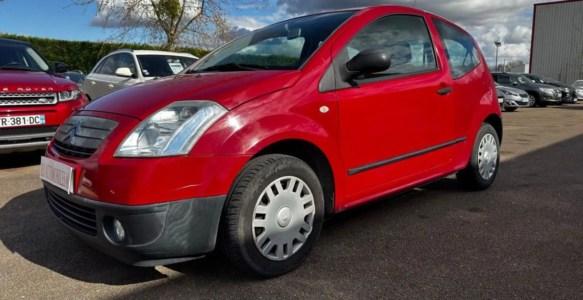 Citroen C2 Citroën 1.4 HDI 70 CH PULP Rojo - 1