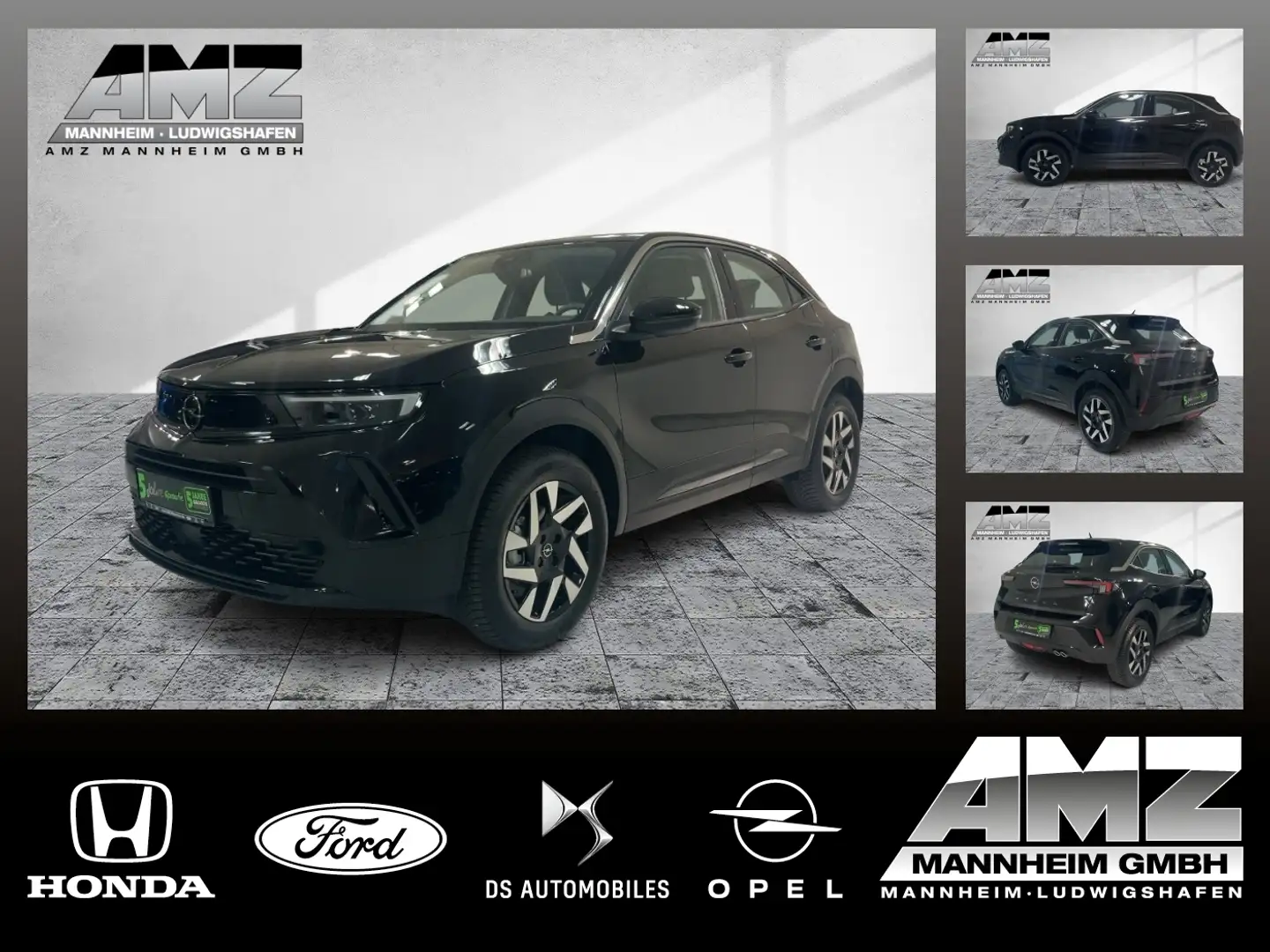 Opel Mokka 1.2 Turbo Elegance FLA LM KAM LED W-Paket Schwarz - 1