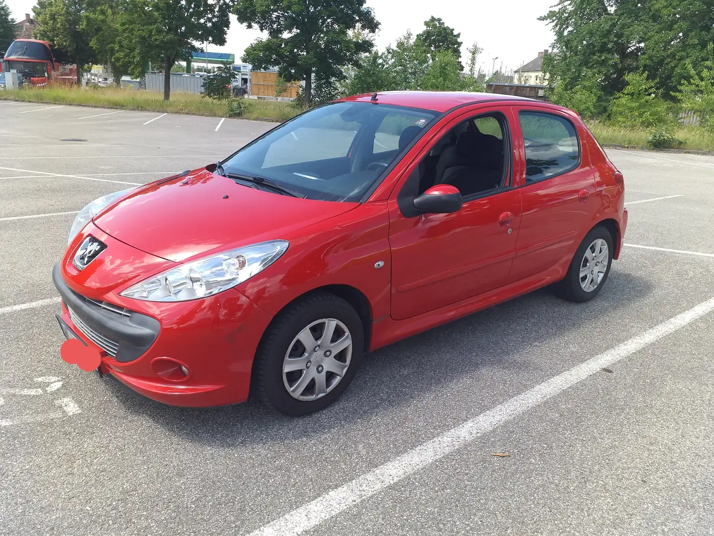 Peugeot 206 206+ **NEUES PICKERL bis 02.2026** Rot - 1