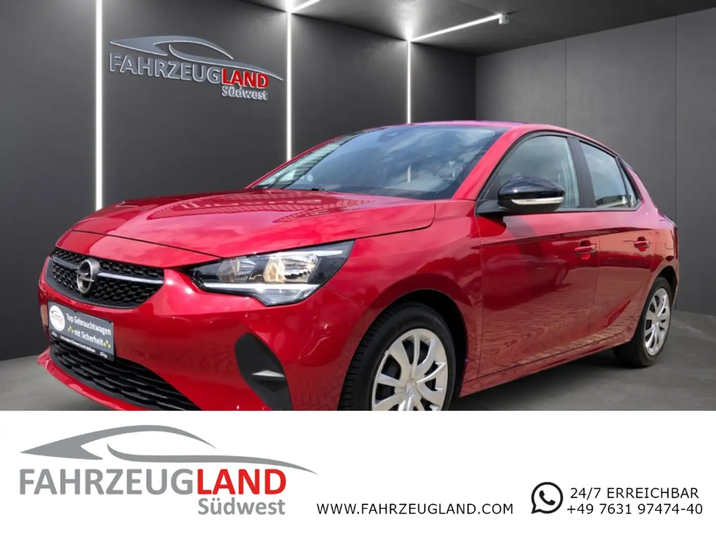 Opel Corsa F Edition 1.2 Turbo Klima Tempomat Multimedia Komf Rot - 1
