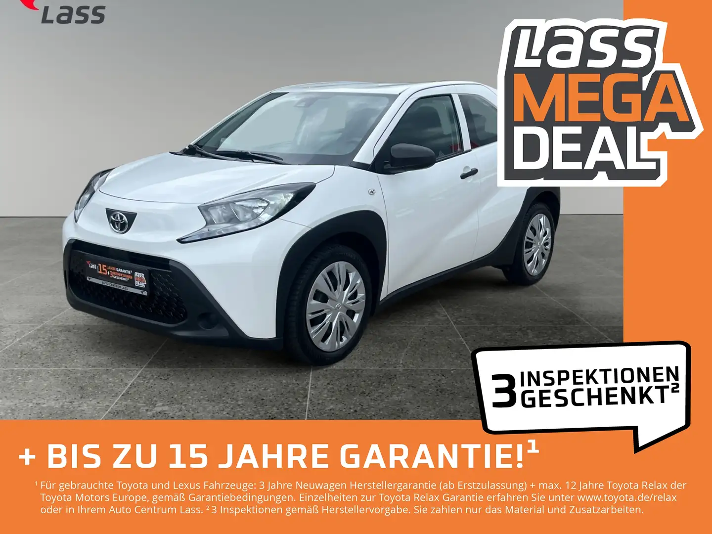 Toyota Aygo X 1.0 +Radio+Tempomat+Bluetooth Freisp.+ Blanco - 1
