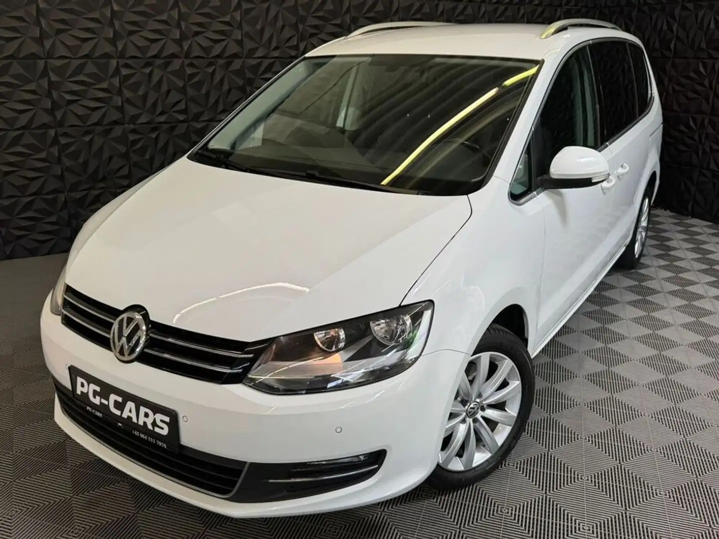 Volkswagen Sharan 2.0 TDI Highline  DSG 7 Sitzer Blanc - 1