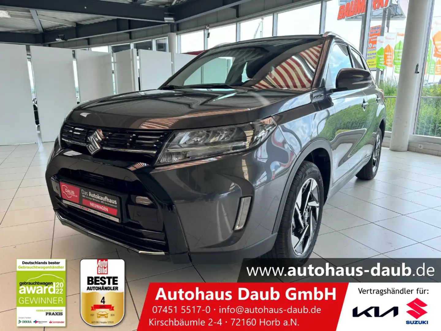 Suzuki Vitara 1.4 Boosterjet Hybrid Comfort+ Allrad Fac Šedá - 2