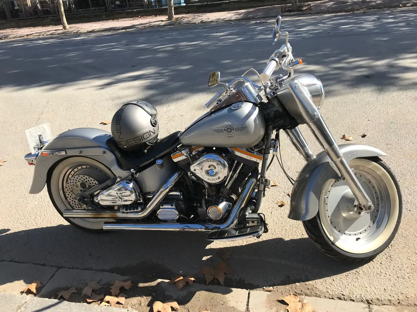 Harley-Davidson Fat Boy Hiroshima. EVO Stříbrná - 2