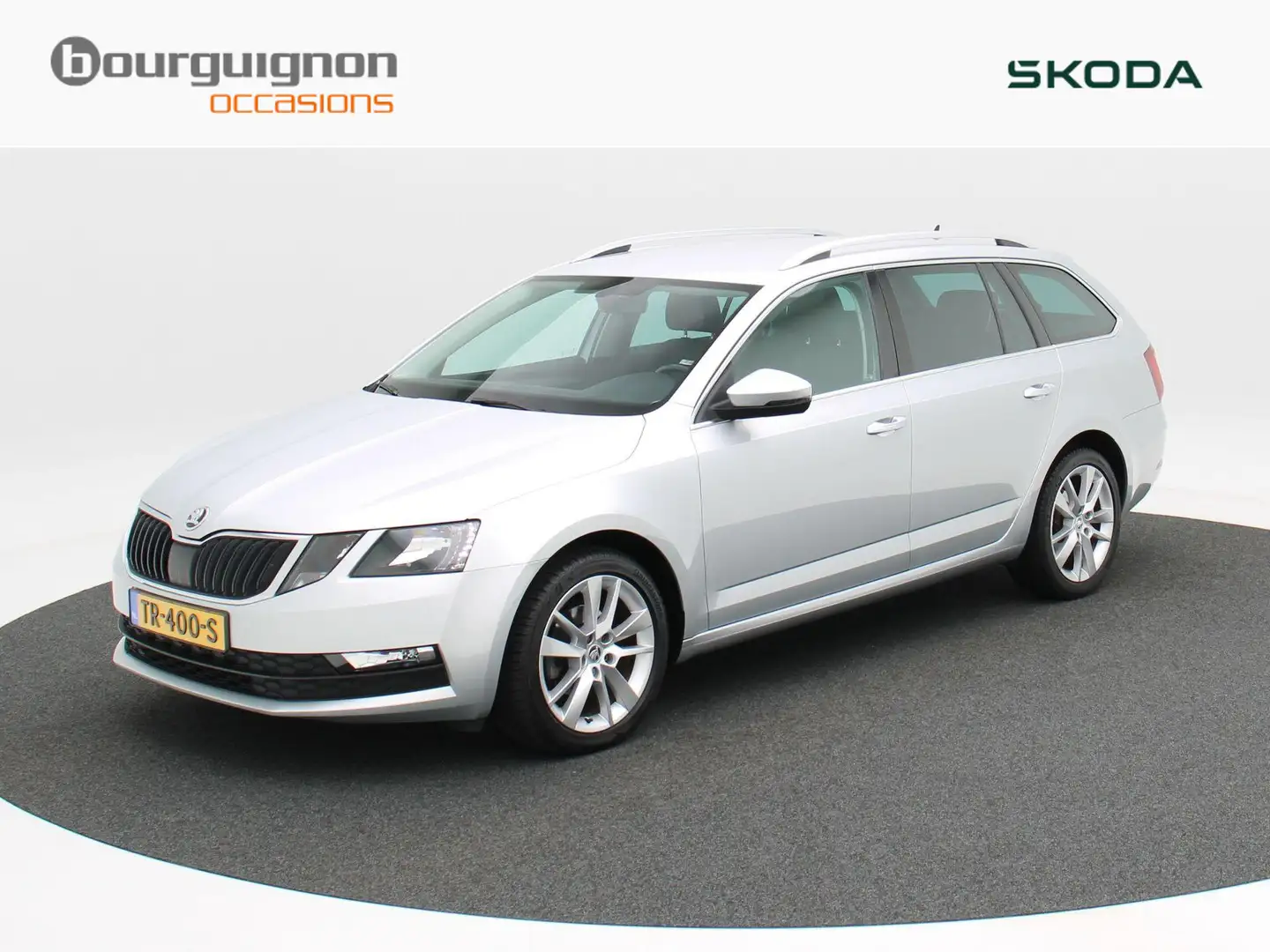 Skoda Octavia Combi 1.6 TDi 115 Pk Automaat Clever Edition | Cru Grijs - 1