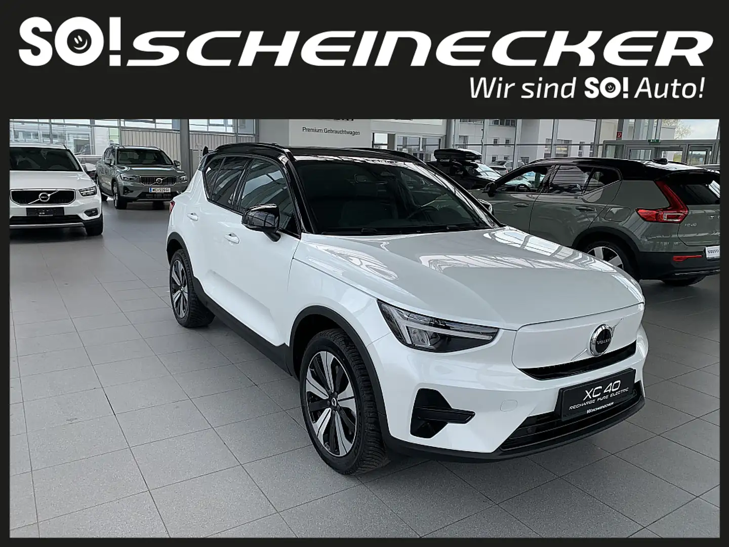 Volvo XC40 Recharge Pure Electric 78kWh Recharge Twin Plus Weiß - 1