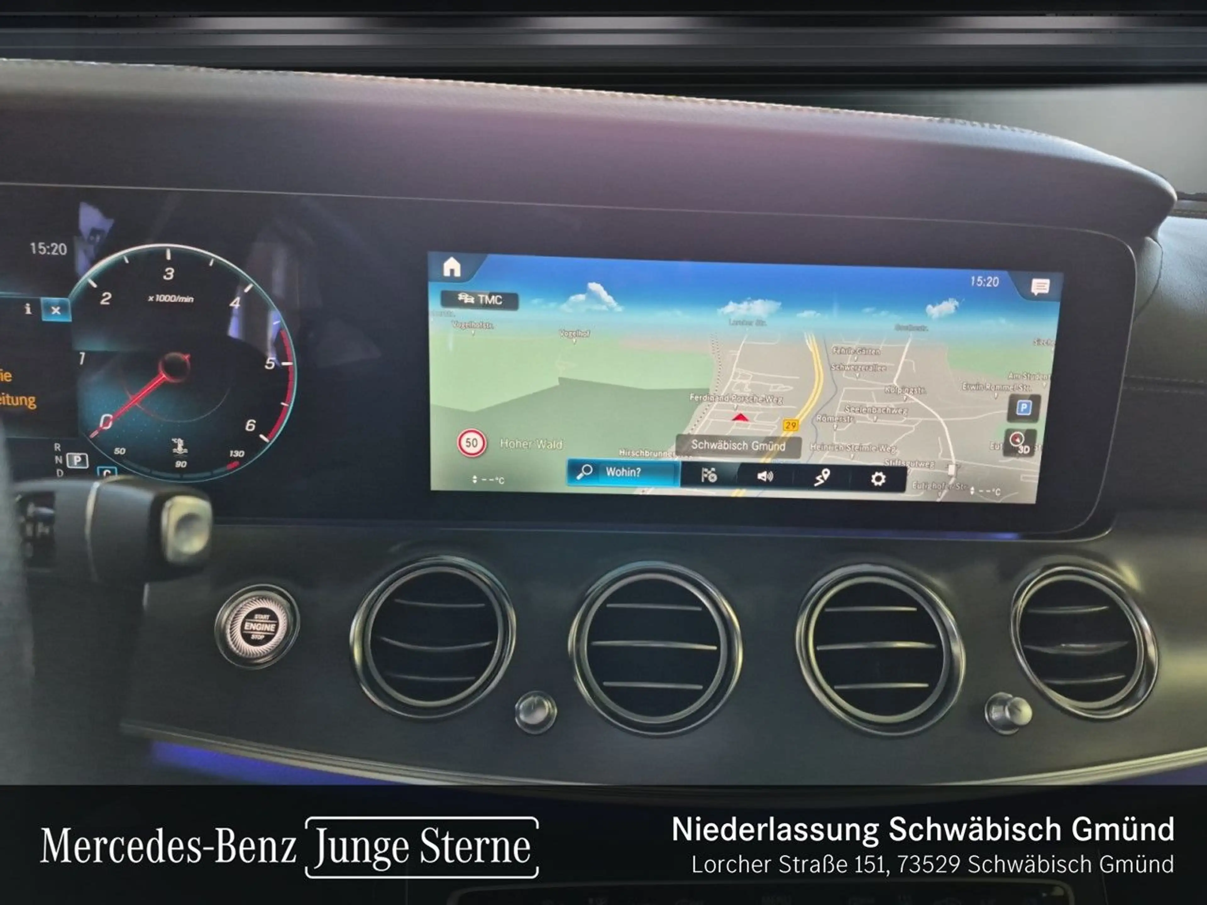 Mercedes-Benz E 400 d T 4M AMG+NIGHT+360+AHK+LED+STHZG+FAHRASS — photo 15