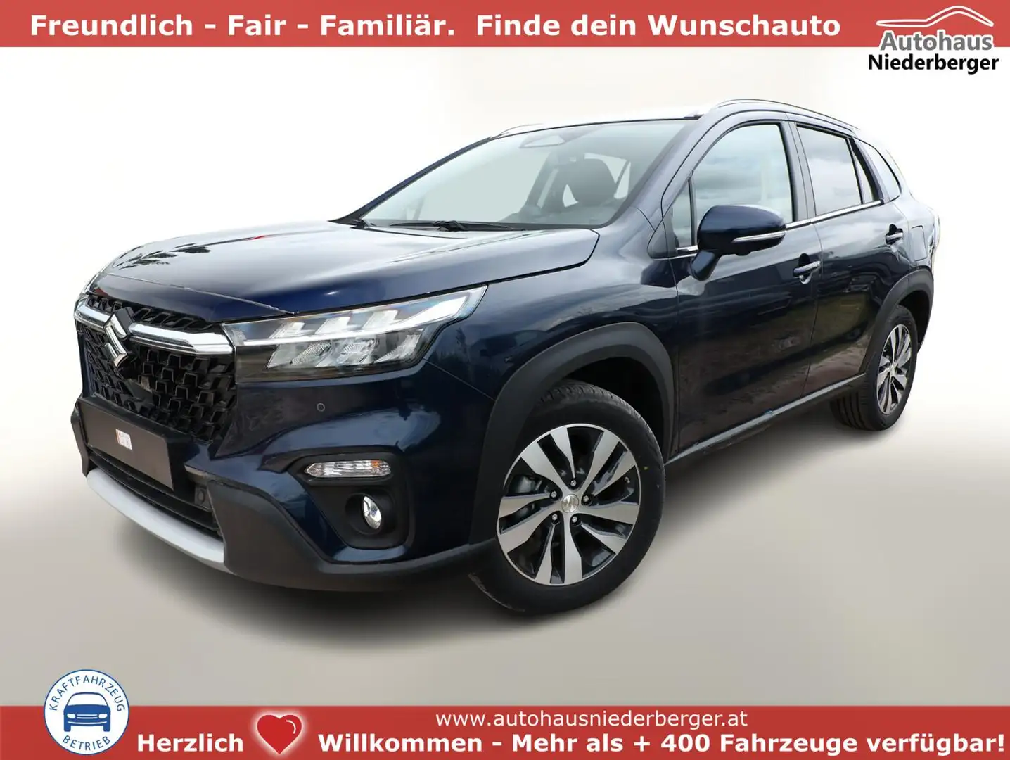 Suzuki S-Cross Comfort+ 1.4 MHEV Aut. Pano 360° Leder 81 kW (1... Blau - 1