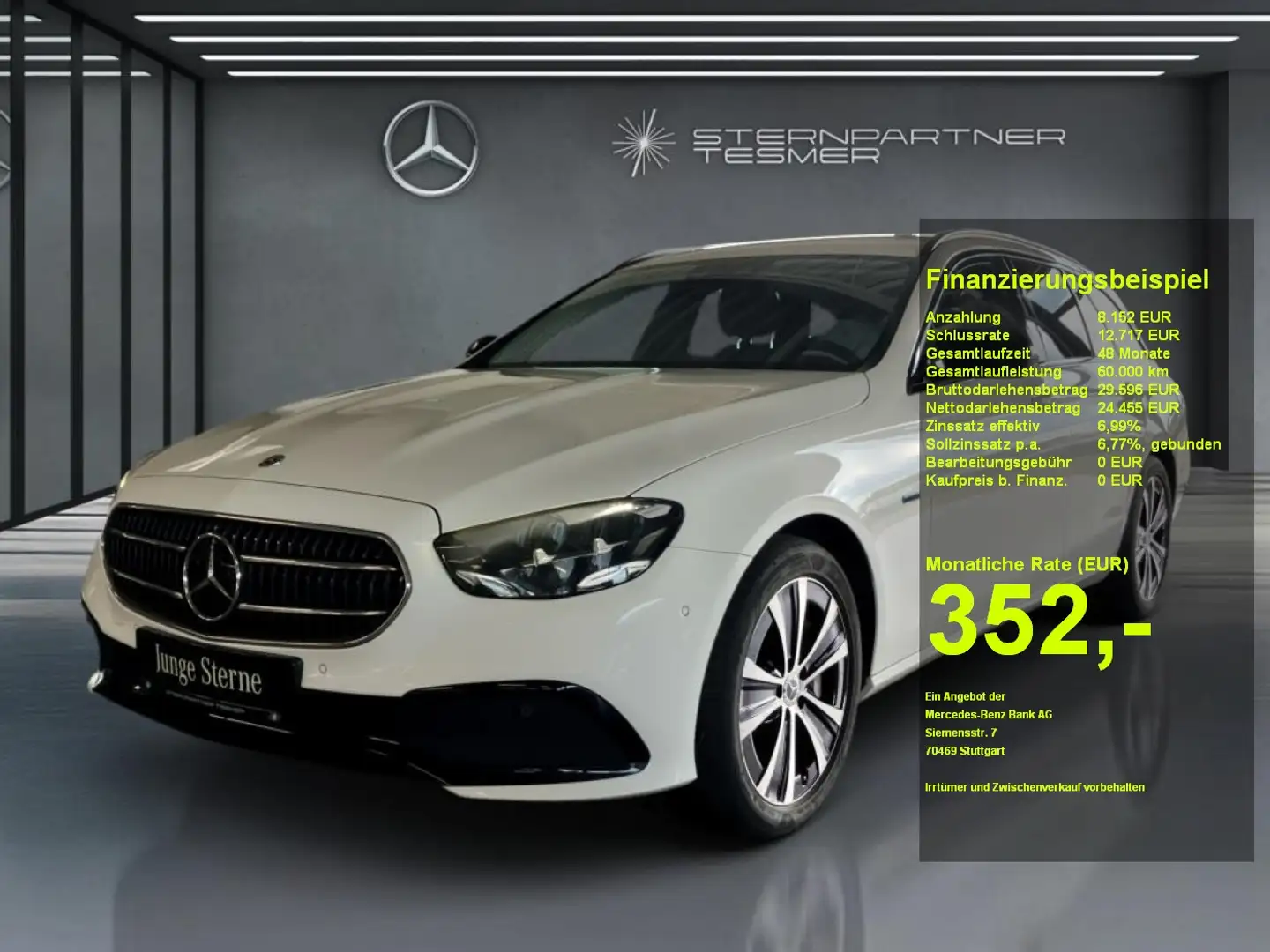Mercedes-Benz E 300 de T AVANTGARDE+MBUX+DISTRONIC+NIGHT+AHK Wit - 1
