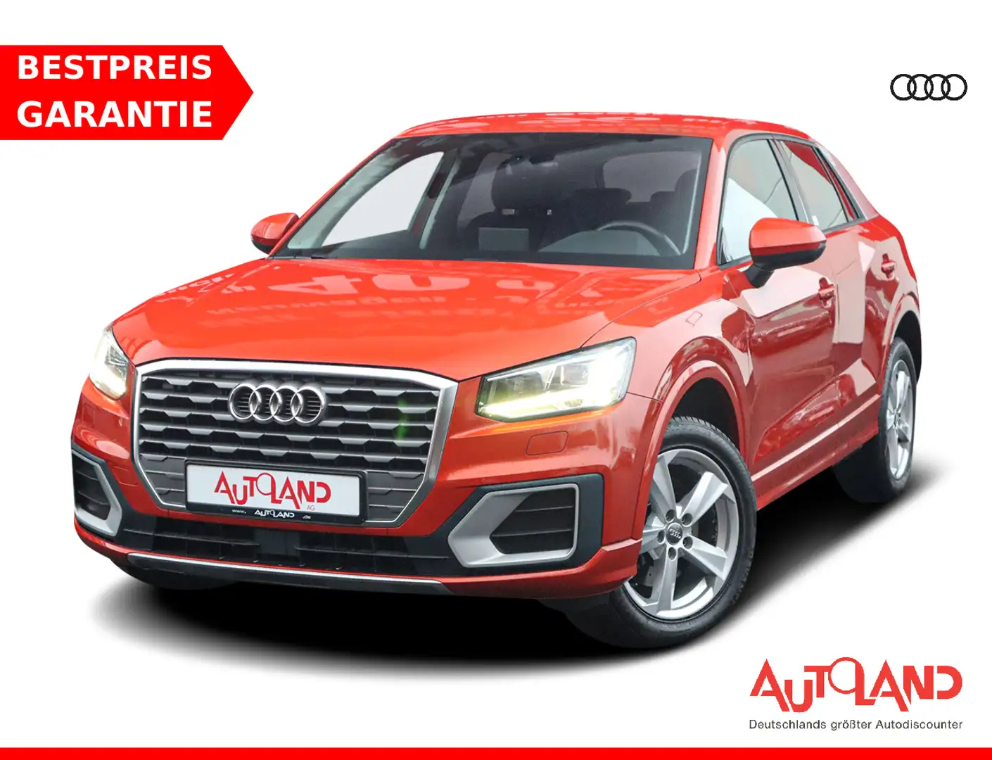 Audi Q2 1.4 TFSI sport LED Navi Sitzheizung AHK PDC Orange - 1
