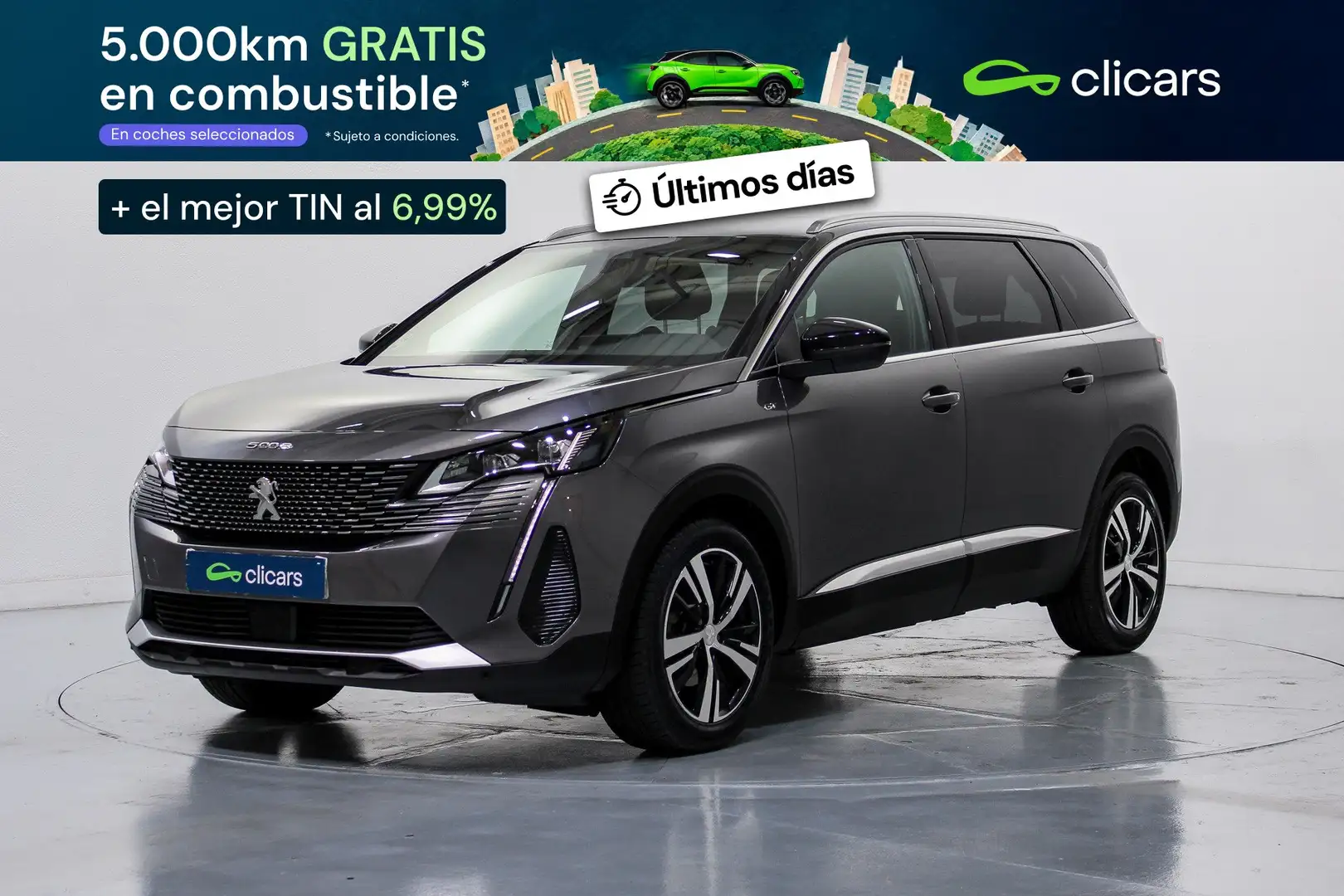 Peugeot 5008 1.5BlueHDi S&S GT EAT8 130 Gris - 1