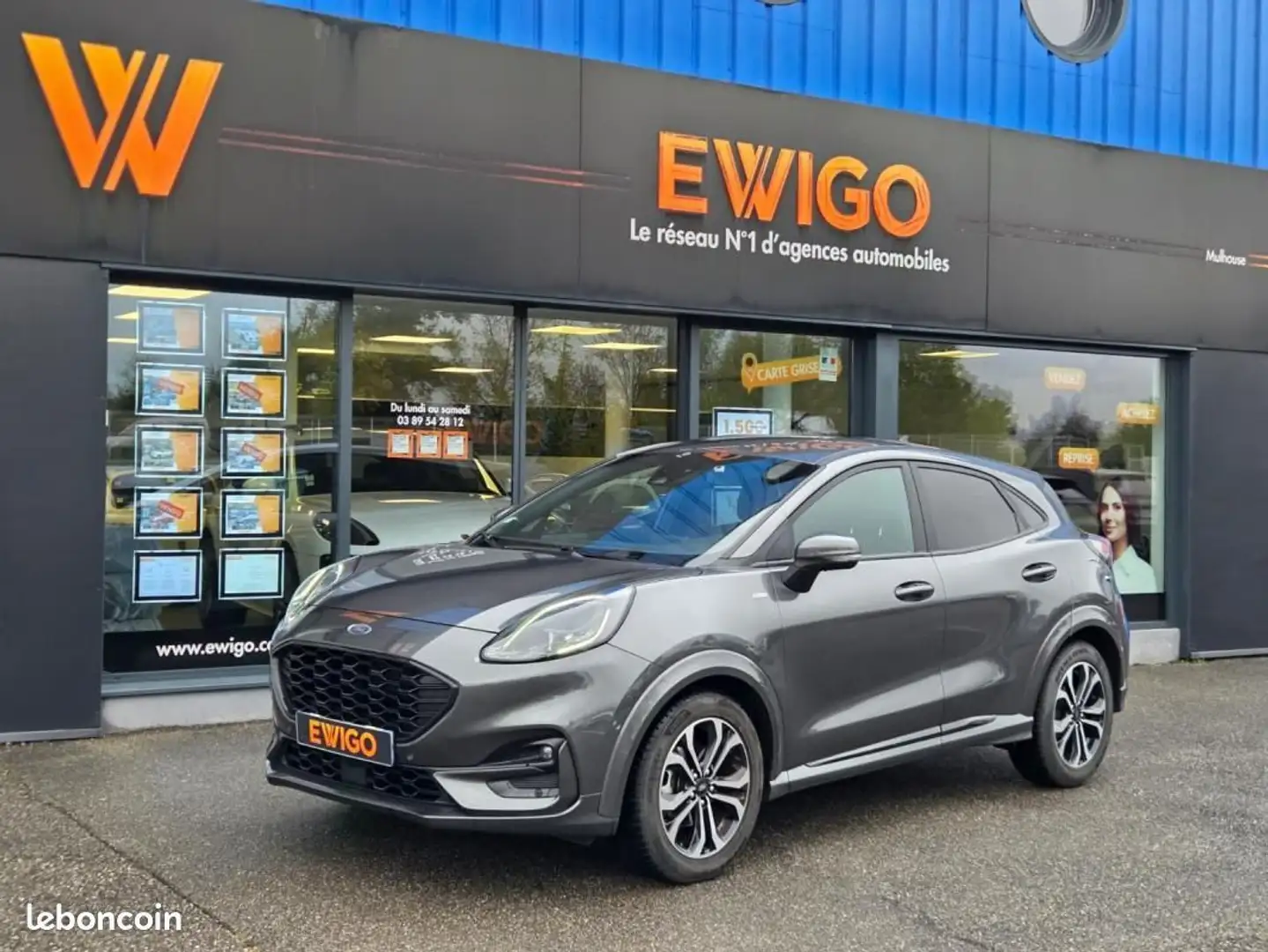 Ford Puma 1.0 ECOBOOST 125 ch HYBRID MHEV ST-LINE START-STOP Gris - 1