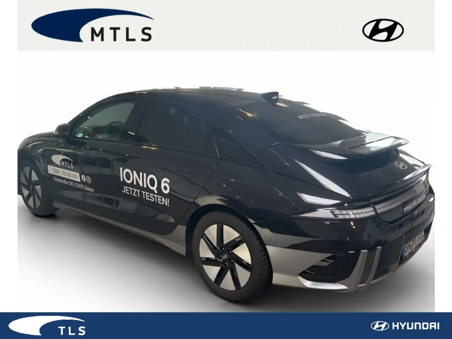 Hyundai IONIQ 6 77KWH - HECKANTRIEB - UNIQ - BIOPHILLIC BLUE PEARL Blau - 2