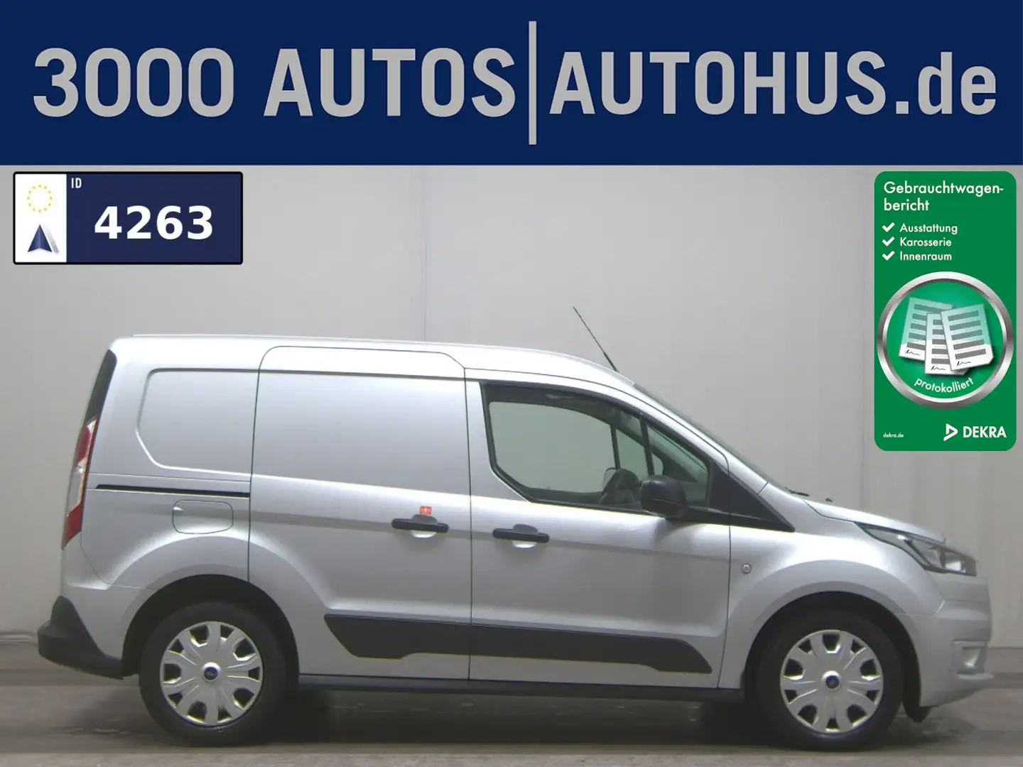 Ford Transit Connect 1.5 EB Trend L1 Navi RFK PDC Silber - 1
