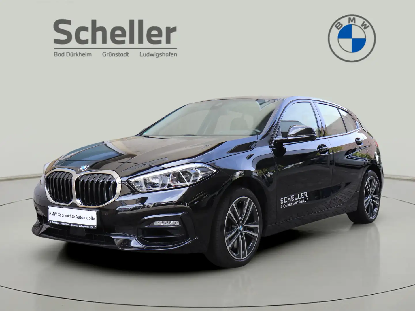 BMW 120 i Sport Line DAB LED WLAN Tempomat Klimaaut. Noir - 1