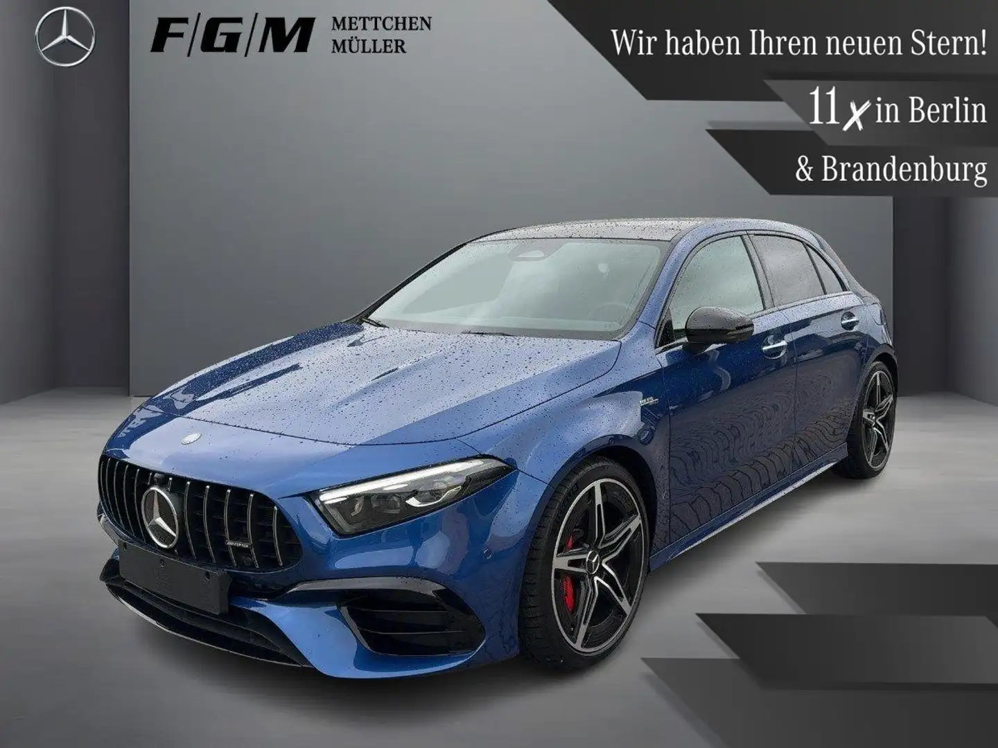Mercedes-Benz A 45 AMG S 4M Premium PLUS Burm|HeadUp|KeyGo|TWA Blau - 1