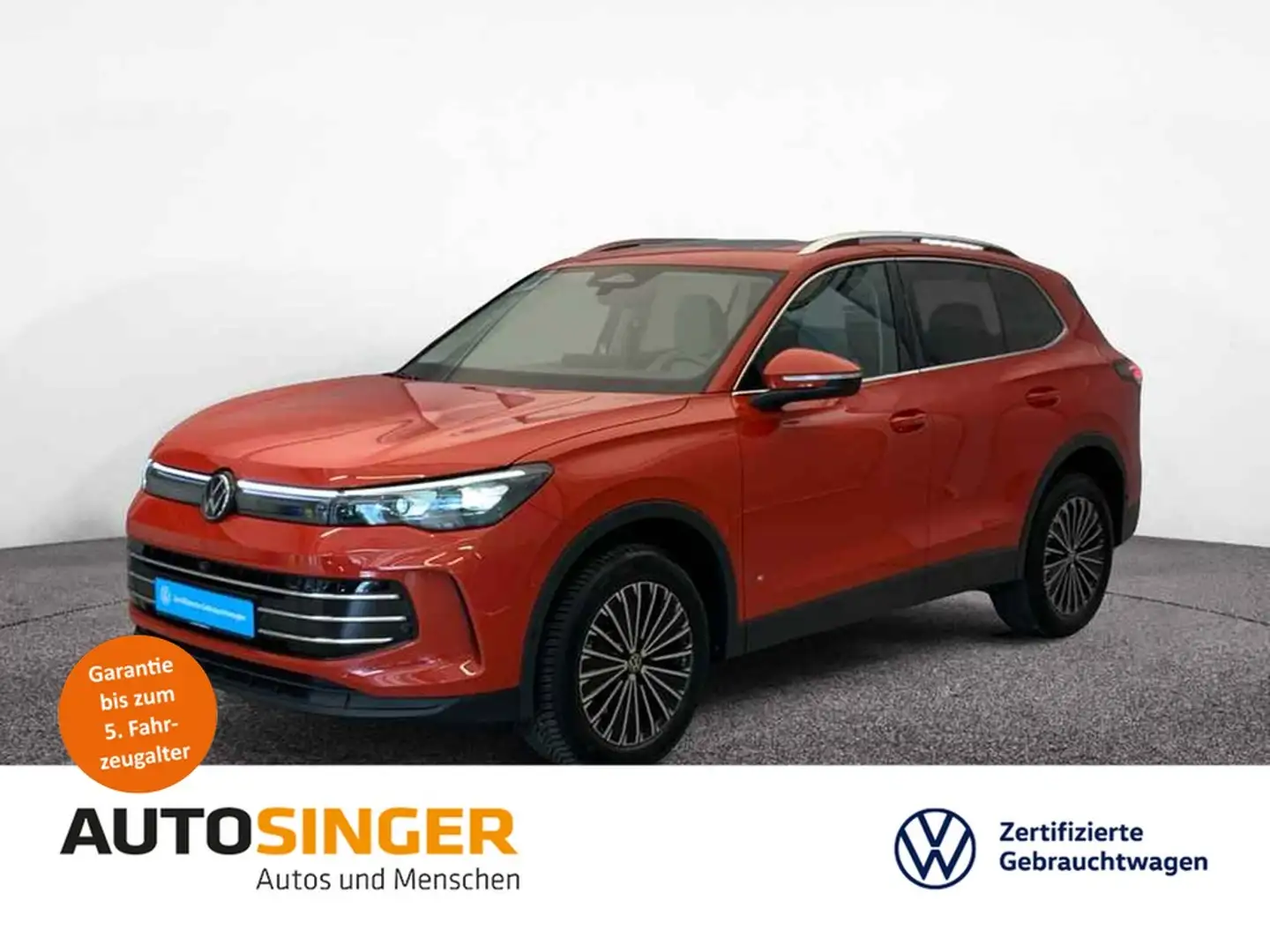 Volkswagen Tiguan Elegance 2.0 TDI DSG 4M *PANO*IQ-L*AHK* Rot - 1