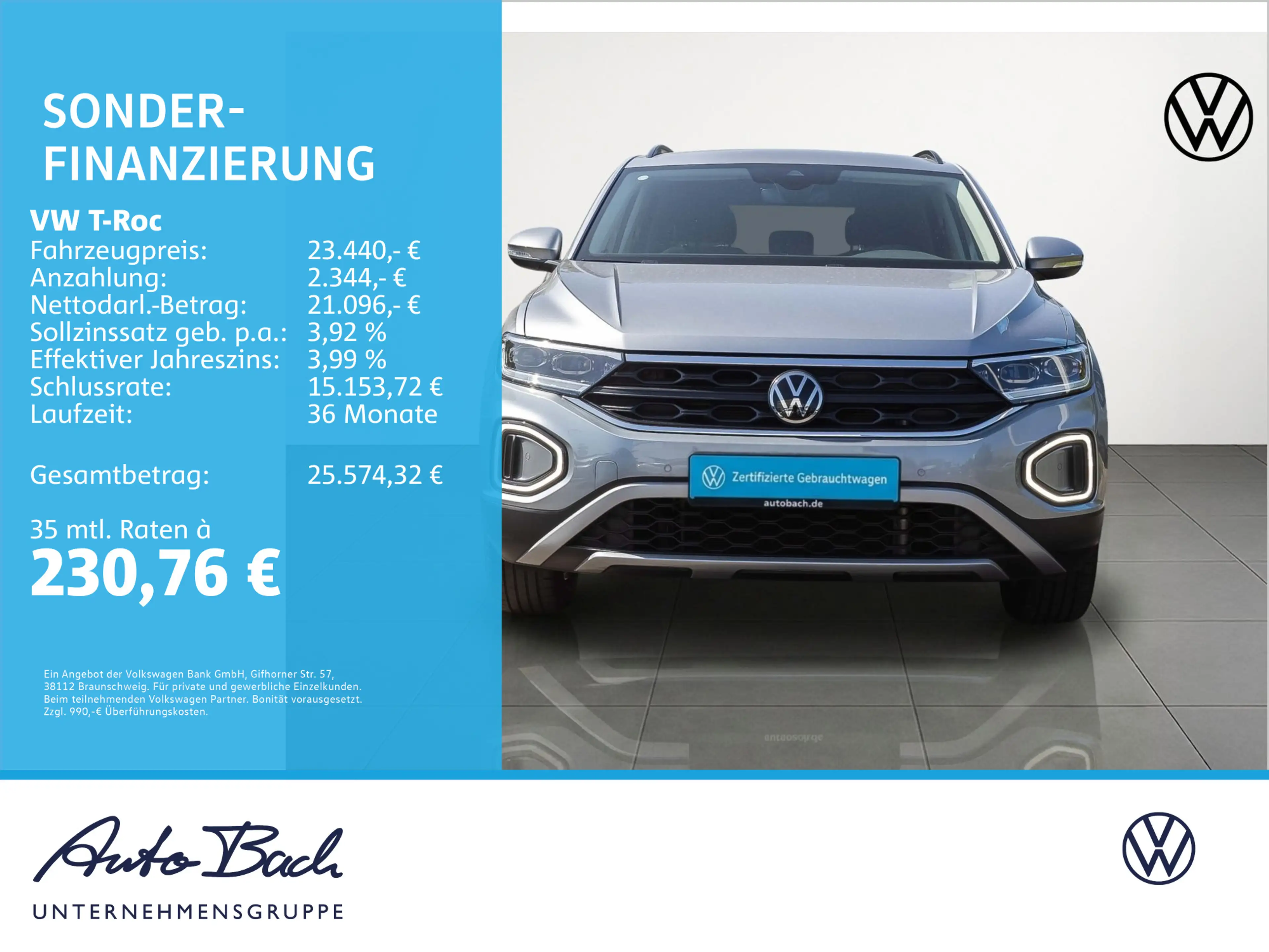 Volkswagen T-Roc 1.5 TSI DSG Life, AHK, Navi, LED, Rückfahr — photo 2