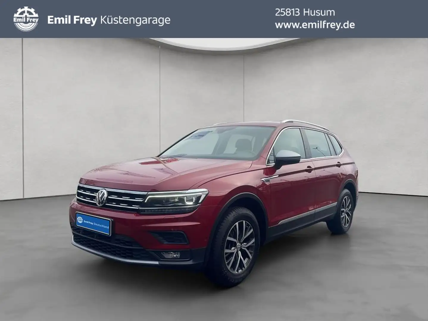 Volkswagen Tiguan Allspace 2.0 TDI DSG Comfortline AHK 360° Rot - 1