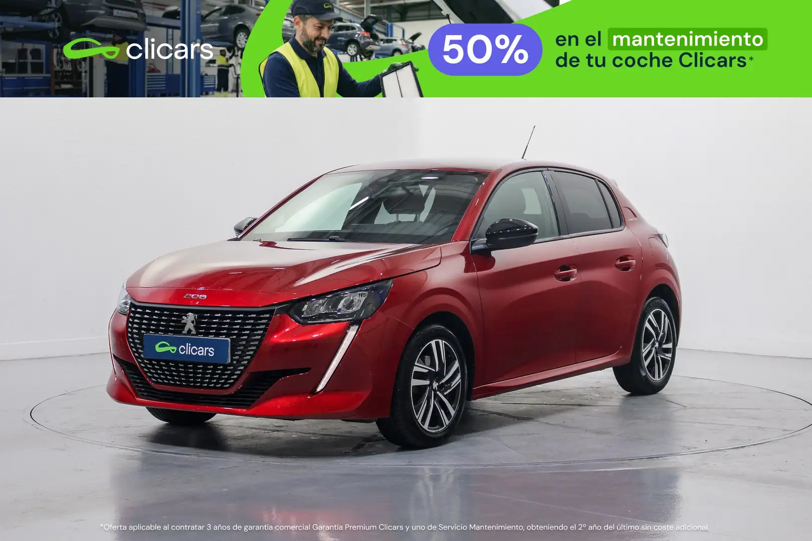 Peugeot 208 1.2 Puretech S&S Allure 100 Rot - 1