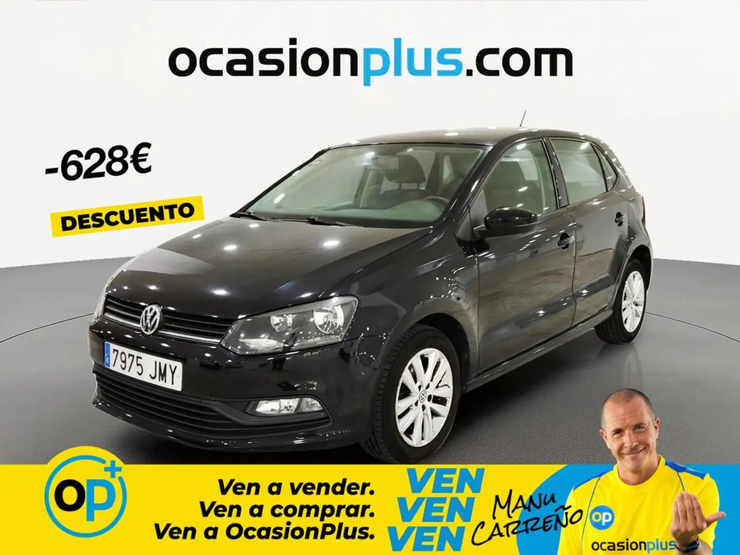 Volkswagen Polo 1.0 BMT A- 55kW Negro - 1
