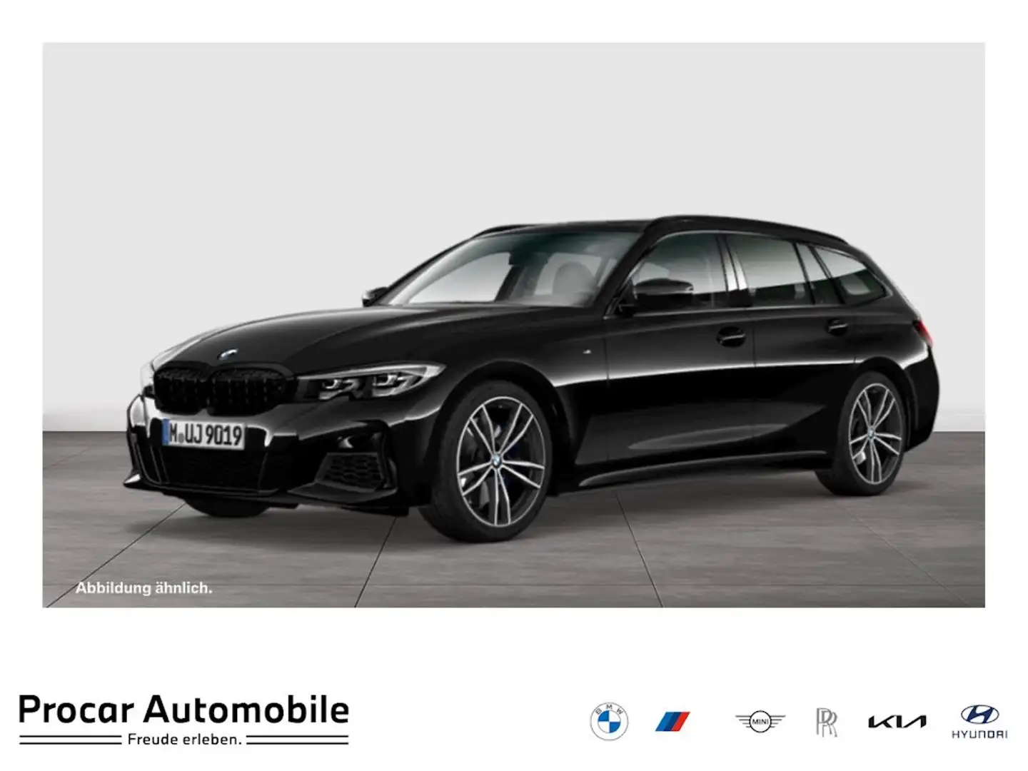 BMW 340 M340d xDrive M SPORT+PANO+HiFi+PA+19" LMR Schwarz - 1