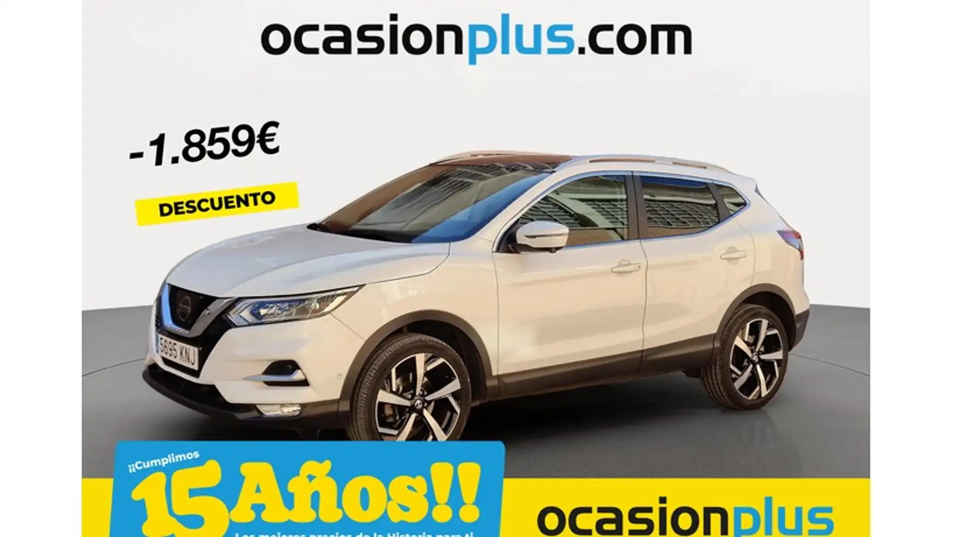 Nissan Qashqai 1.6dCi Tekna 4x2 Blanco - 1