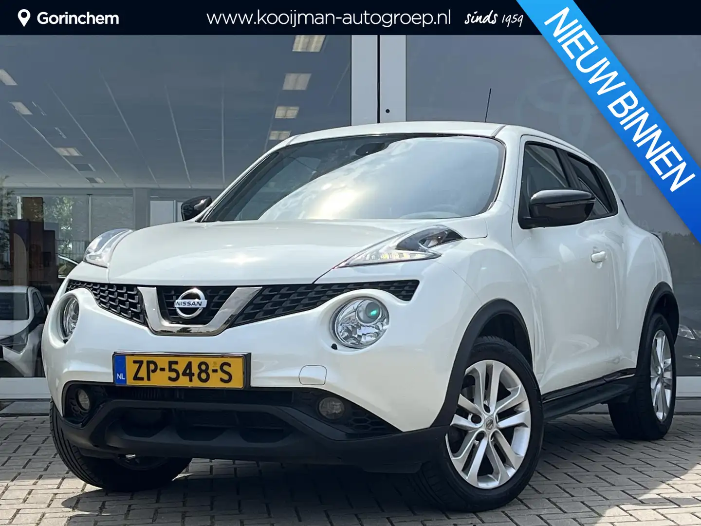 Nissan Juke 1.2 DIG-T S/S N-Connecta BOSE | Trekhaak afneembaa Wit - 1