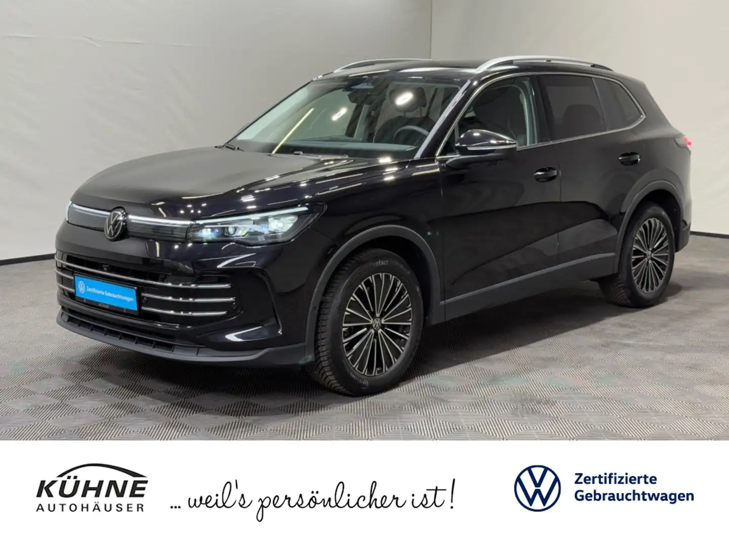 Volkswagen Tiguan Elegance 2.0 TDI DSG | MATRIX NAVI AHK Noir - 1