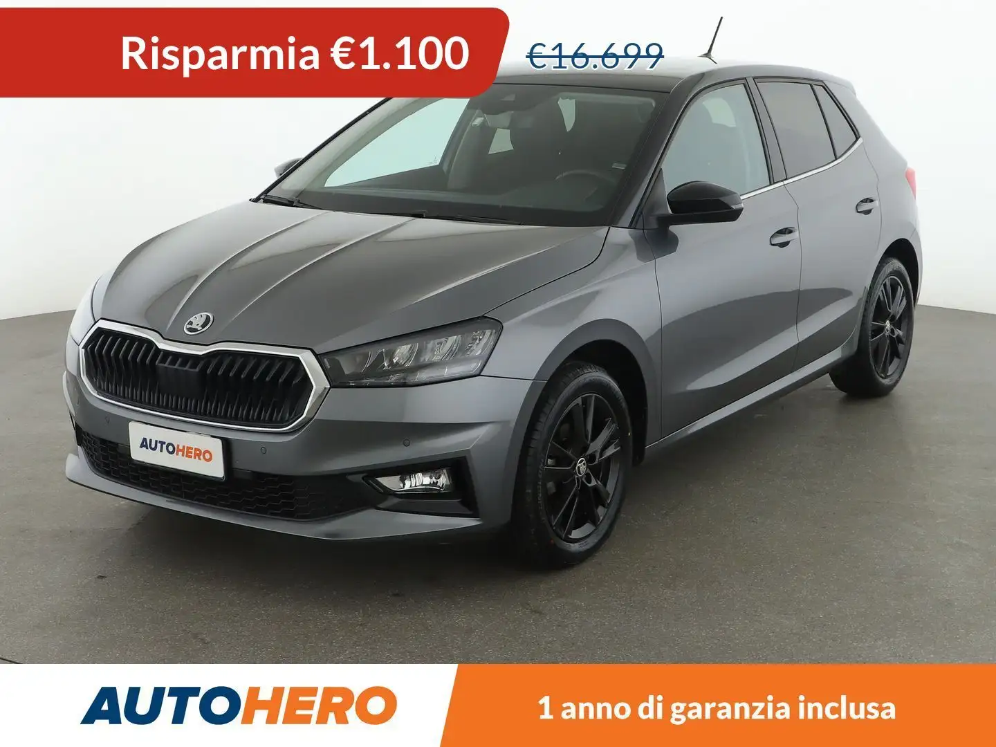 Skoda Fabia 1.0 TSI Style 95 CV Grigio - 1