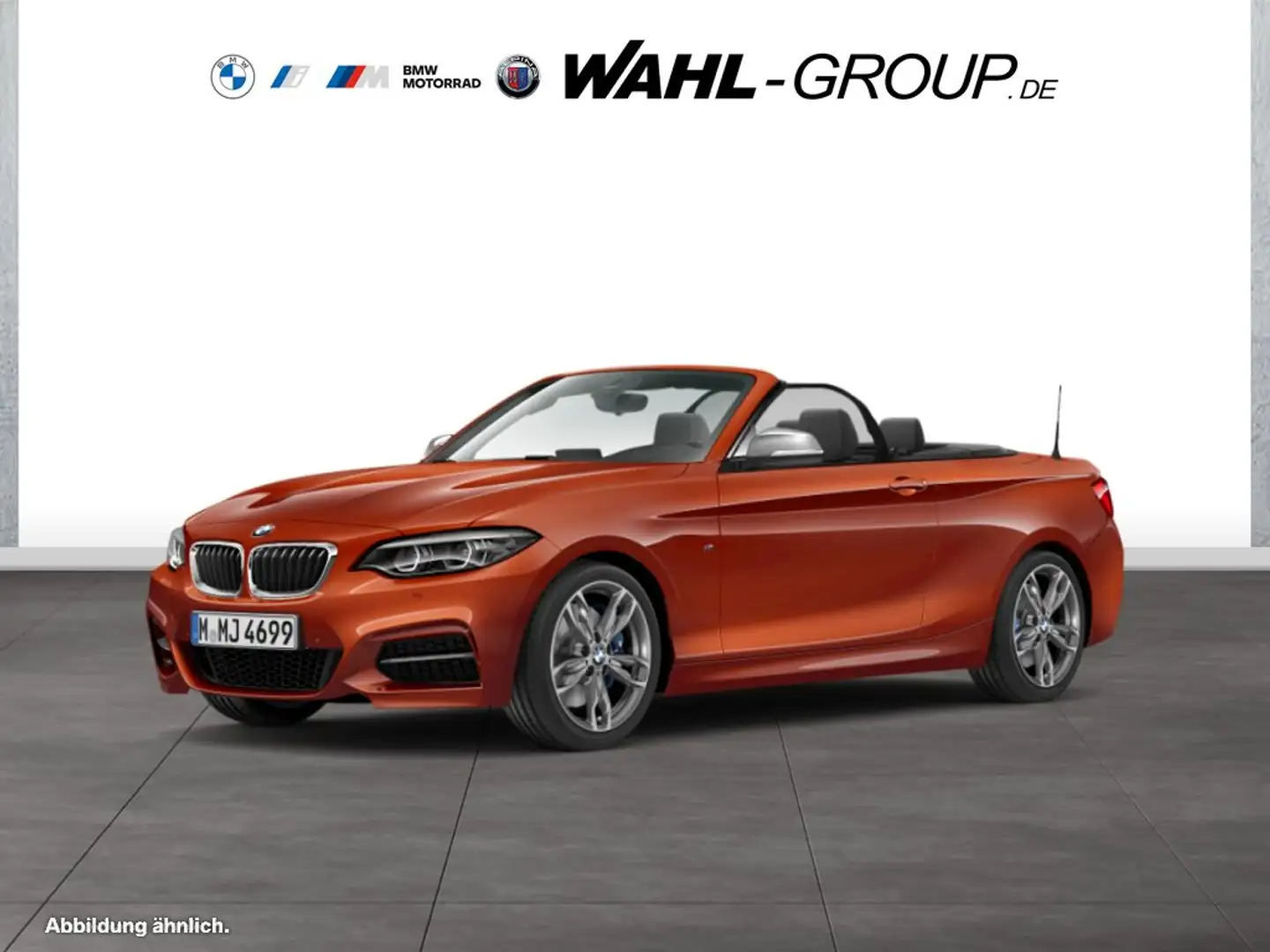 BMW 240 M240i xDrive CABRIO AUT LEDER NAVI PROF HIFI HK AL Orange - 1