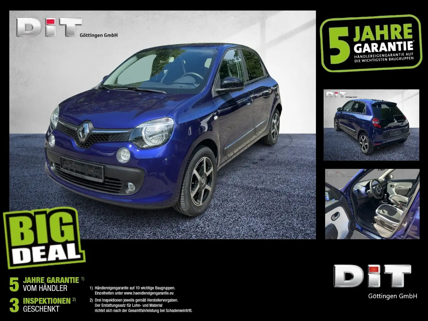 Renault Twingo 1.0 SCe 70 Cosmic SHZ+KlimaA+SoundSys Violett - 1
