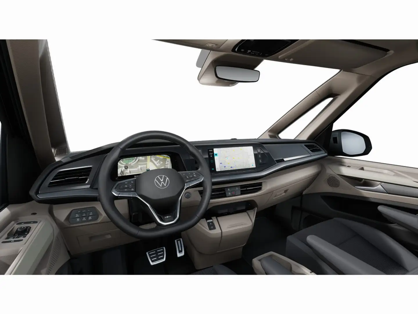 Volkswagen T7 Multivan 2.0 TSI Goal lang Zwart - 2