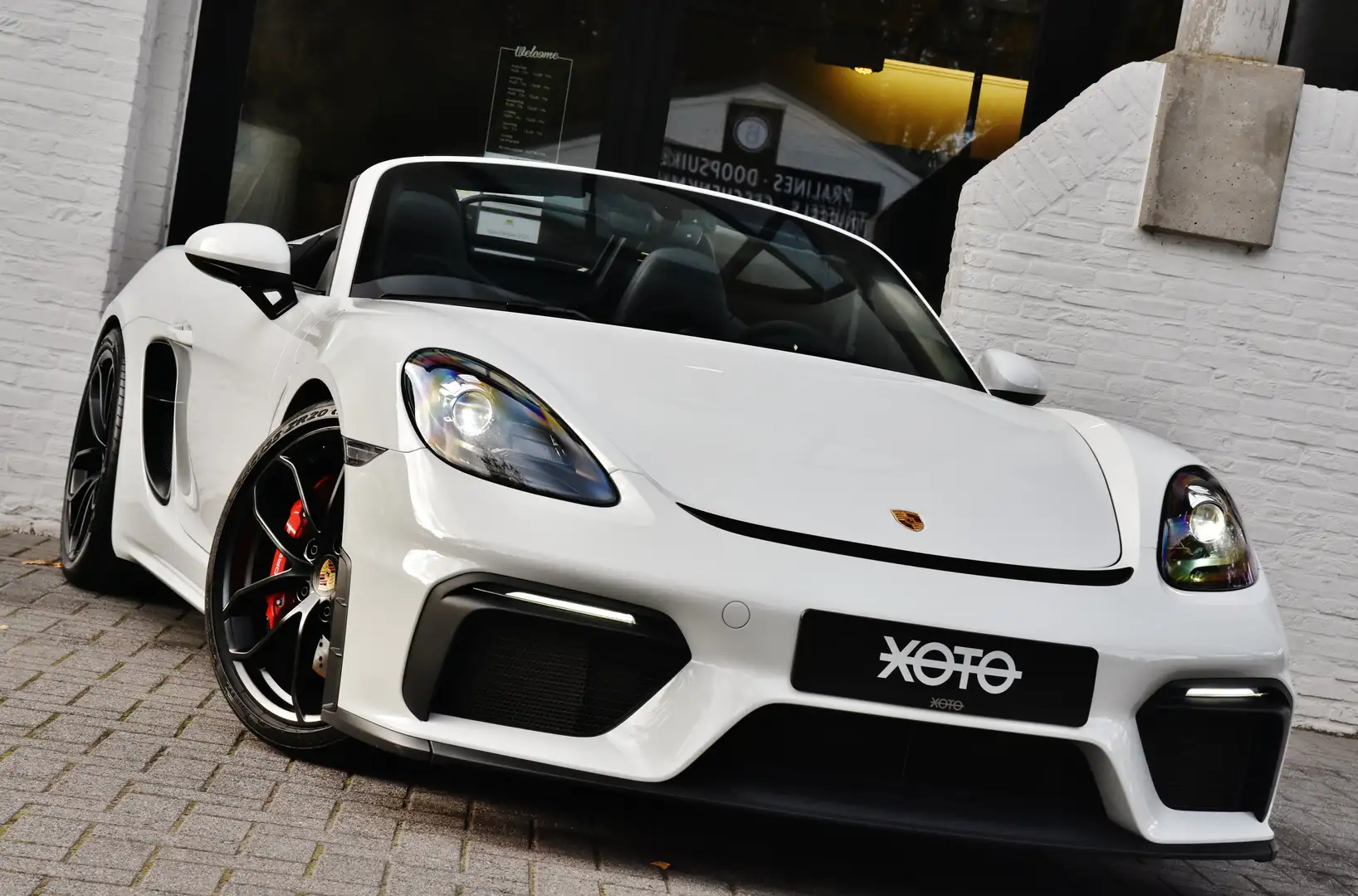 Porsche 718 Spyder 4.0 PDK ***1HD./BELGIAN CAR / LIKE NEW*** Blanc - 2