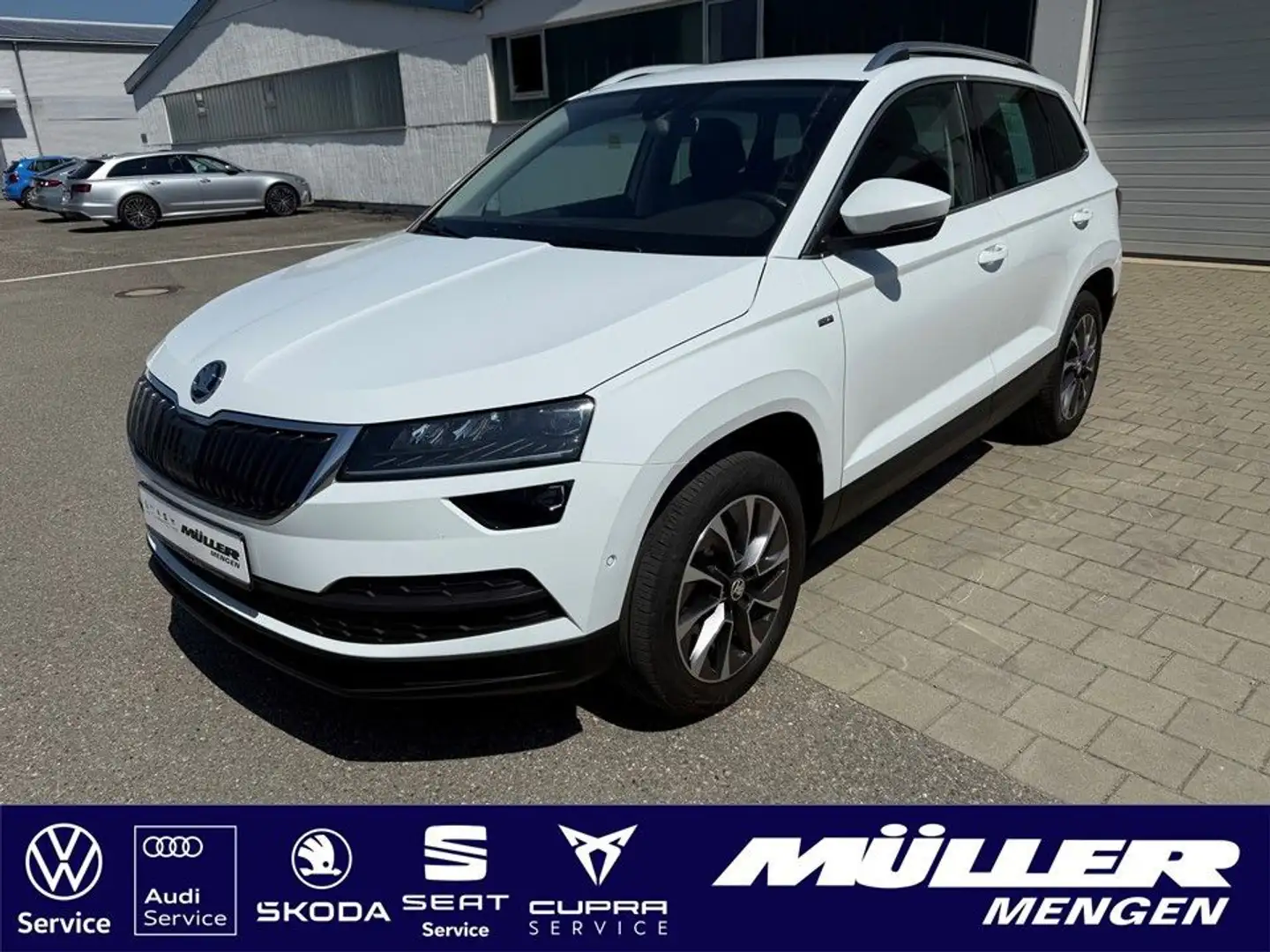 Skoda Karoq 1,5 TSI DSG Drive 125 Navi|ACC|el. Heckkl. Weiß - 1